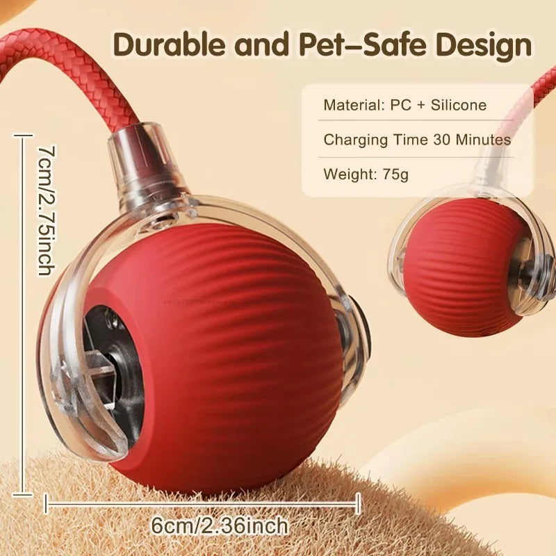 Cat Toys for Kitten Cats Ball Toys Pet Product Cat's Accessories for Home Automatic Electronic Indoor Interactive Cat Pet Toy